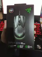 Razer Viper-Miniratón para videojuegos 61g, diseño ultraligero, CHROMA RGB, luz de 8500 DPI, Sensor Optail