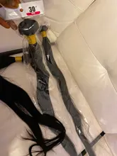 IWISH-extensiones de cabello humano liso, cabello brasileño Remy, extensión de cabello humano 100%, 1/3/4 mechones