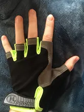 AOLIKES-guantes de ciclismo antideslizantes, para acampar, senderismo, gimnasio, Fitness, medio dedo