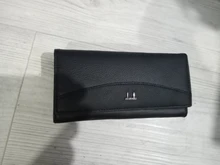 Nueva Marca 100% Cartera de cuero genuino para mujeres de alta calidad monedero de mujer de alta calidad 2017 embrague largo teléfono rojo carteras