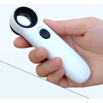 

Magnifier with built-in light for electronic or hobby