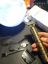 Cortadora de pelo profesional recargable por USB T9 para hombre, Afeitadora eléctrica inalámbrica de 0mm, máquina de barbero para Barba, 2021