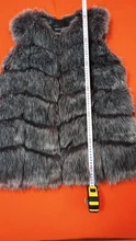 Fur Vest Coat Jacket Gilet Faux-Fox Winter Women Fashion Luxury Warm 4XL High-Quality