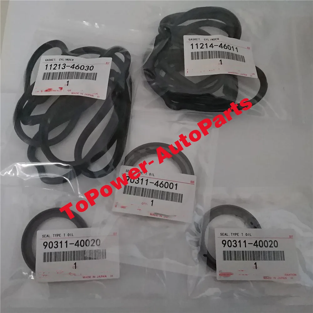 Прокладки крышки клапана Кривошипные и кулачковые уплотнения для LLe + xus GS300 IS300