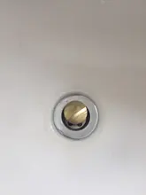 Cubierta de agujero redondo para lavabo de baño, tapa de desbordamiento de latón macizo, cromado/níquel cepillado/ORB/Oro pulido/acabado en negro mate