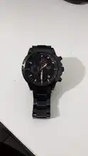 Mens Watches Chronograph Military Silver Stainless-Steel Army Waterproof Lige Fashion