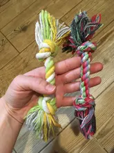 Toy Pet-Supplies Puppy Chew Durable Bone Funny-Tool Pets Dogs Cotton 1pcs Rope-15cm Braided