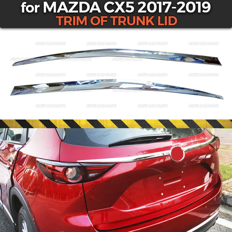 Отделка крышки багажника чехол для Mazda CX 5- ABS пластик хром литье украшения наружный Автомобиль Стайлинг тюнинг