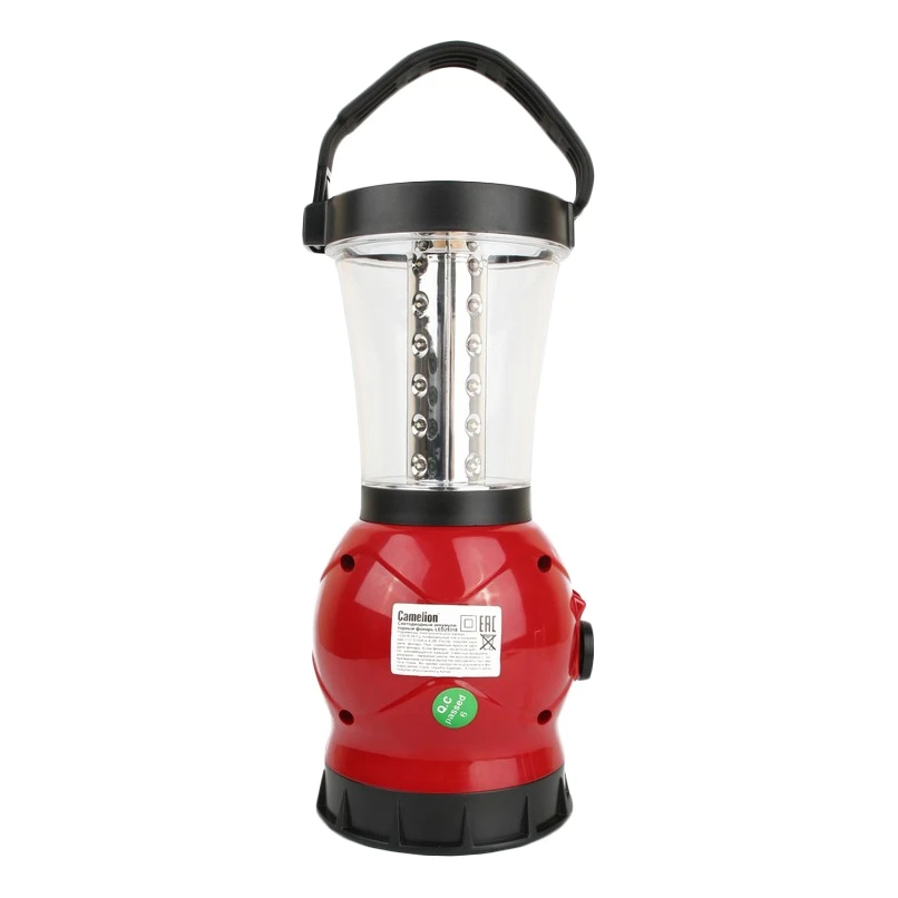 Фонарь поисковый CAMELION LED29318 (24 светодиода, 60 лм, луч 20 м, индикатор заряда, акк на 2000 мАч)