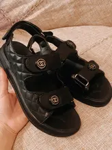 Sandalias de cuero de imitación para mujer, zapatos planos deportivos a la moda, Joker, con plataforma romana Ins, para verano, 2020