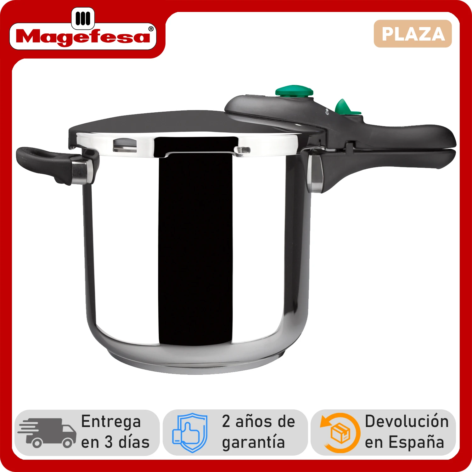Magefesa Panela De Press o Din mica Super R pido Para F cil Uso A o