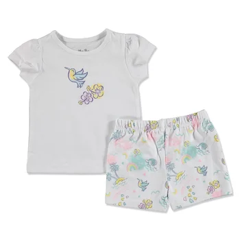 

ebebek For My Baby Summer Girl Spring T-shirt Short 2 pcs Set