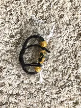 Feng Shui-pulsera de cuentas de piedra obsidiana Unisex, brazalete de oro negro, Pixiu, riqueza, buena suerte