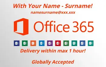 

For Microsoft Office 365 Pro Plus 2019 name (NAMESURNAME@XXX.XXX) LIFETIME account 5 pcs/5 Mac and 5TB fast delivery