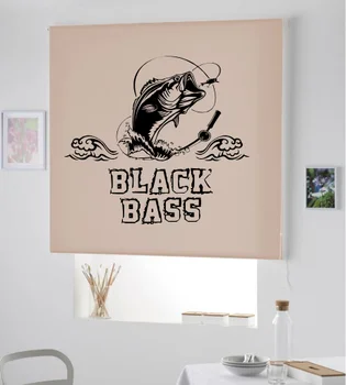 

Blind Iroa Youth sports/Black Bass! ROLLER BLINDS TRANSLUCENT! (LAND 100X175)