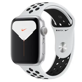 

Apple Watch Nike Serials 5 GPS + Cell 44mm silver aluminium Case Nike Sport Platinum pure/black