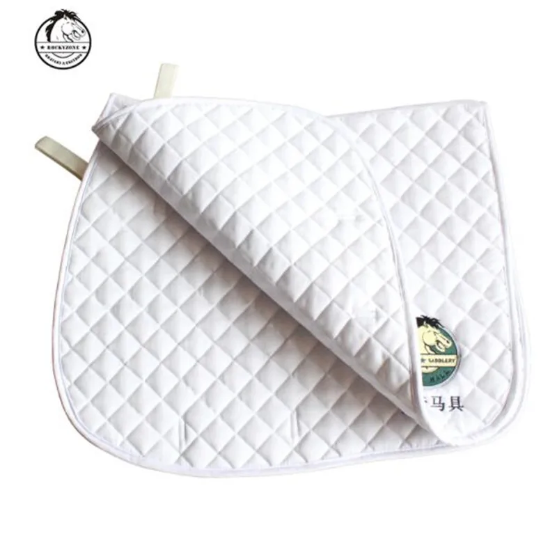 Cavassion Equestrian Saddle Pad Breathable Material on the Horse Back