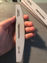 5 unids/lote profesional de uñas limas para manicura pulido curva manicura herramientas 100/180 tampón de uñas herramienta de diagnóstico