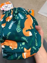 Feliz flauta pañales de tela para niños ajustable húmedo/bolso seco impermeable pañales de bebés ecológicos mochila reutilizable 4 unids/set