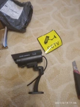 Cámara ficticia impermeable, lente de vigilancia CCTV falsa para exteriores e interiores, impermeable con luz LED color rojo parpadeante, envío gratis