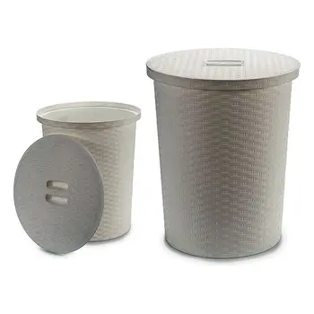 

Laundry Basket White (35 x 38,5 x 35 cm) 25 L