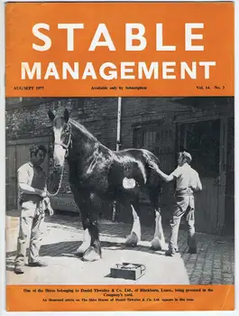 

Stable Management Aug/Sept 1977. Vol. 14. Not. 3