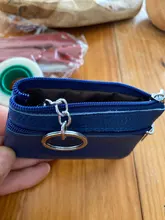 ¡Novedad de 2019! monedero de piel auténtica para mujer, billeteras para mujer, monederos con cremallera, bolsas de almacenamiento para niños, bolsa # C