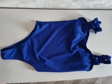 EVISPORTS 2021 nuevo bañador femenino Sexy de una pieza Vintage volantes arriba rojo sólido traje de baño mujeres traje acolchado trajes de baño