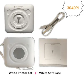 

GOOJPRT 304DPI Mini Pink Bluetooth4.0 Wireless PeriPage Portable Photo Printer Pocket Thermal Printing Port Bill Impresora Fotos