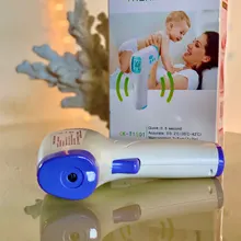 Termómetro Digital LED infrarrojo para niños y adultos, Sensor de temperatura sin contacto para la frente del bebé