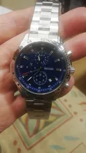 Belushi-Reloj de pulsera de lujo para hombre, cronógrafo de cuarzo, de acero inoxidable, Original