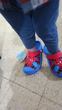 Zapatillas de Spider-Man para niños, sandalias antideslizantes transpirables resistentes con dibujos animados de EVA, para playa