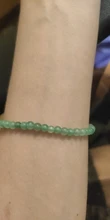 Ling Xiang-pulsera de Aventurina verde para hombre y mujer, joyería natural de moda, 4-12mm, accesorios y amuletos
