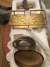 Faucet Mixer Tap Shower-Set Rainfall-Head Bathroom Brass Antique Wall-Mounted Dual-Handles