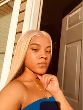 28 30 32 34 pulgadas recto 613 rubia frente de encaje pelucas de cabello humano transparente Virgen sin costuras cierre Frontal peluca Pre arrancado bebé