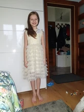 Vestido de verano para niñas, ropa con diseño de funda y volantes de encaje, para fiesta de cumpleaños de 3 a 8 años, 2020