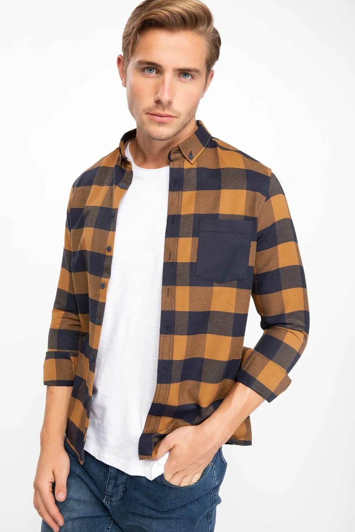 

DeFacto Man Long Sleeve Shirt-I9145AZ18AU