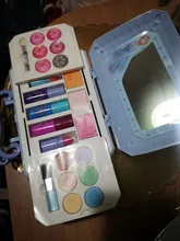Conjunto de cosméticos de Disney para niñas, Set de belleza de juguete de frozen, elsa, anna, Blancanieves, Princesa, juguetes de moda, casa de juego, regalo para niños
