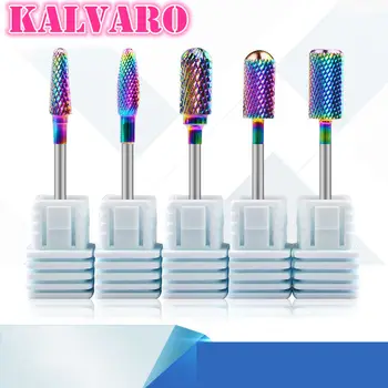 

1Pc Tungsten Alloy Milling Burr Nail Art Cutter Polishing Pusher Buffer File Electric Machine Drill Bit Nail Art Block Accessor