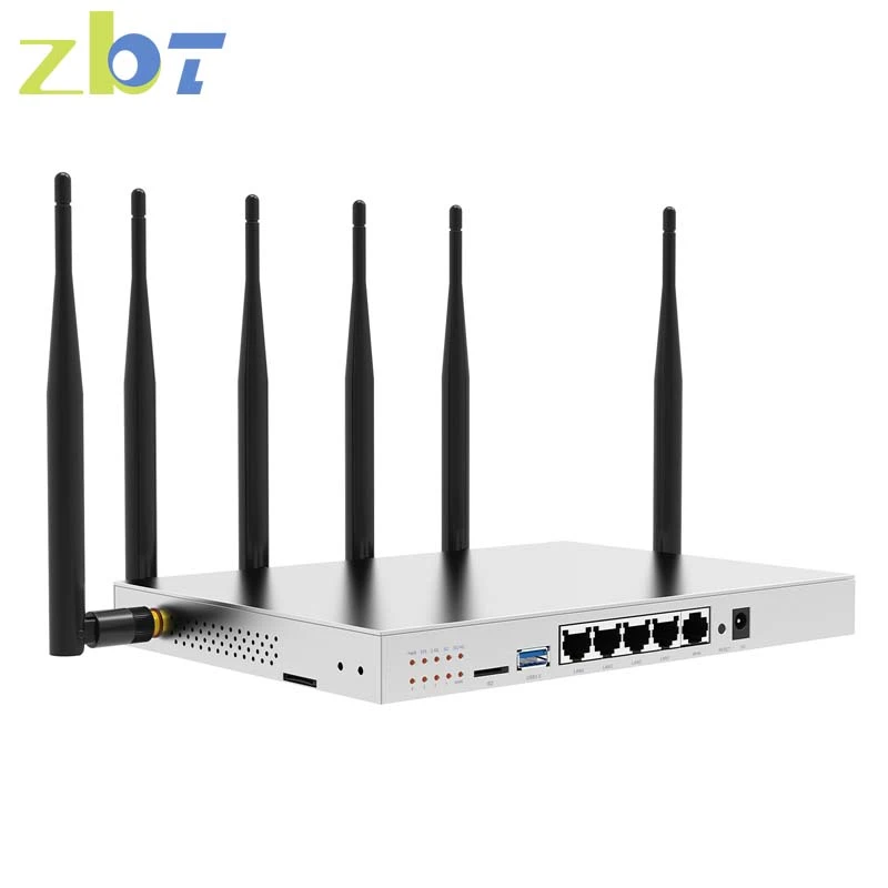 OpenWRT Router WiFi 4 * LAN Gigabit 1200Mbps 2.4GHz 5.8GHz Wifi USB3.0 Khe Cắm SIM 4G điểm Truy Cập Kép Ngân Hàng Router