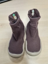 Zapatos de calcetín antideslizantes para bebé, zapatos de suela de goma suave, calcetín para bebé, botines para bebé