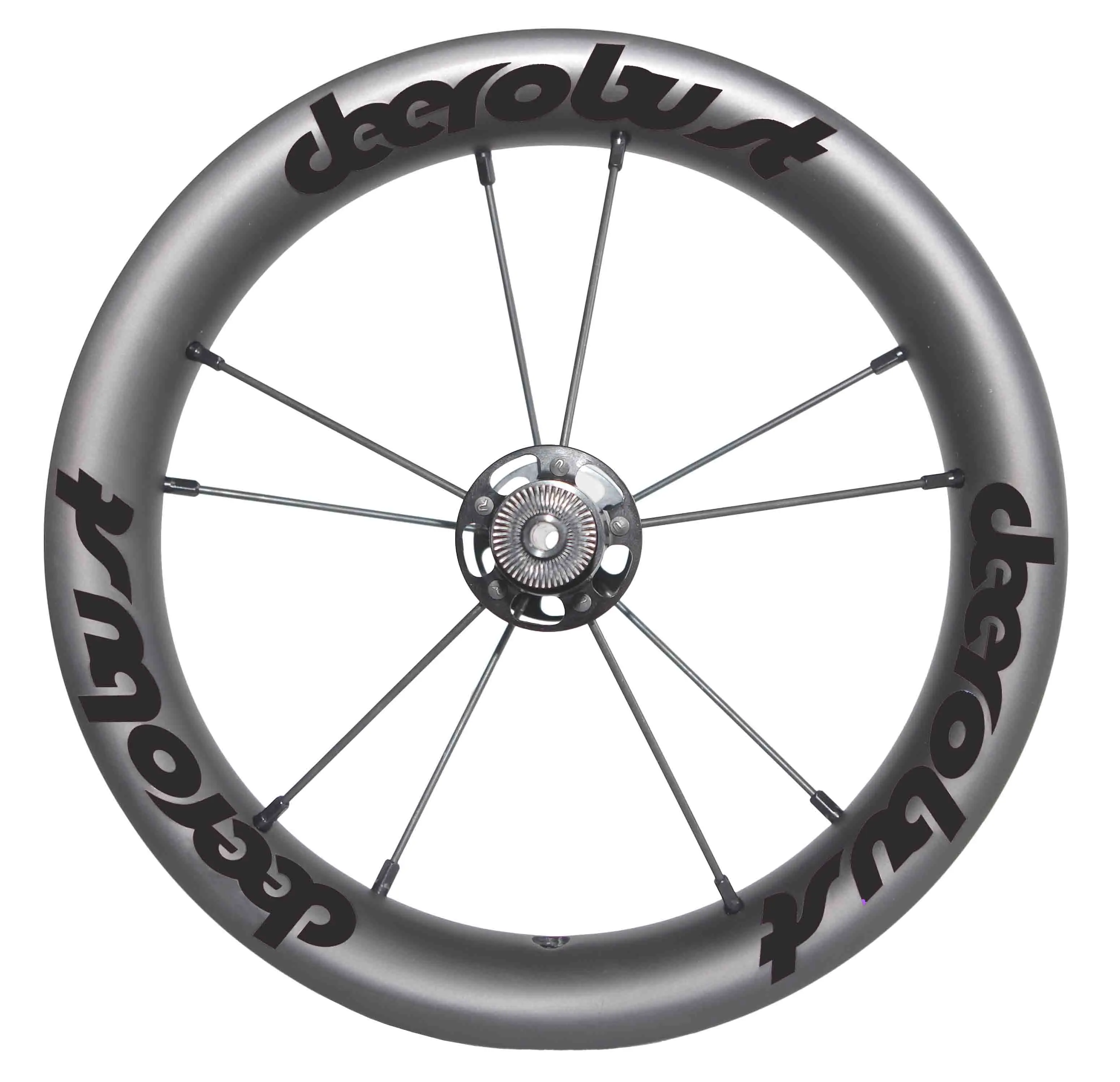 95mm 350g Black 350 г 12 дюймов 203 20 мм x 30 мм бескамерная покрышка, балансировочный велосипед, Углеродные колеса 1", детский велосипед, подшипники stride/Kokua/Puky NBK - Цвет: 95mm 350g Black