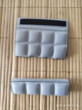 Almohadillas para la barbilla del casco, juego de almohadillas de espuma para la barbilla, reemplazos universales de nailon para ciclismo, Casco Para Bicicleta motocicleta