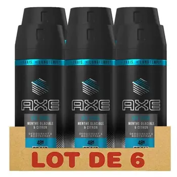 

AX 6 PCs deodorants Man Ice Mint & Lemon Spray - 150ml