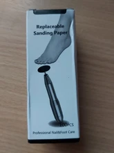 HYTOOS-Papel de lijado reemplazable con disco, lija de pedicura de 25mm, accesorios de brocas para uñas, herramienta de callo para pies de salón, 100 Uds.