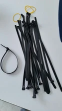 Cable-Tie-Color Releasable Plastic 20pcs-Zip-Ties Black White And 400mm/450mm
