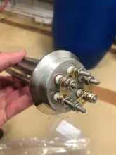 220V/380V 2 tri clamp 64mm-brida de 3KW/4 5KW/6KW/9KW/12KW SUS304 cerveza elemento de calefacción