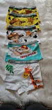 Ventilate Underwear Boxers Pure-Cotton Babys Cartoon Cute Soft Boys 6pcs/Lot 2-10Y