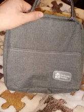 Fiambrera enfriadora para la comida de mujer y niños, bolsa de lona aislada portátil de patrón funcional, bolso térmico para picnic, almuerzo