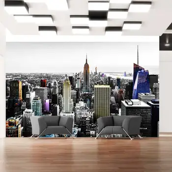 

Iridescent wall mural-skyscrapers-100x70 cm